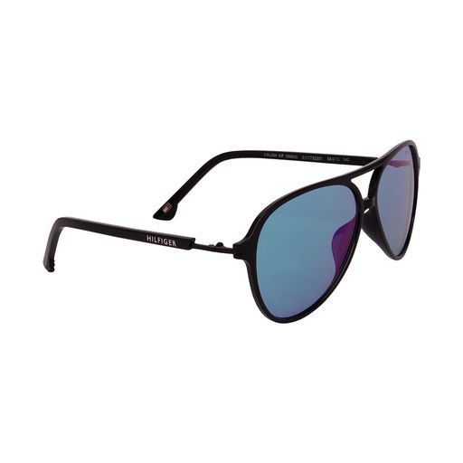 Lentes de Sol Tommy Hilfiger X62057 UV400 Color Negro con Azul