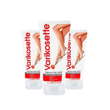 Varikosette 75ml - Crema para Várices venas varicosas piernas 3 Unidades