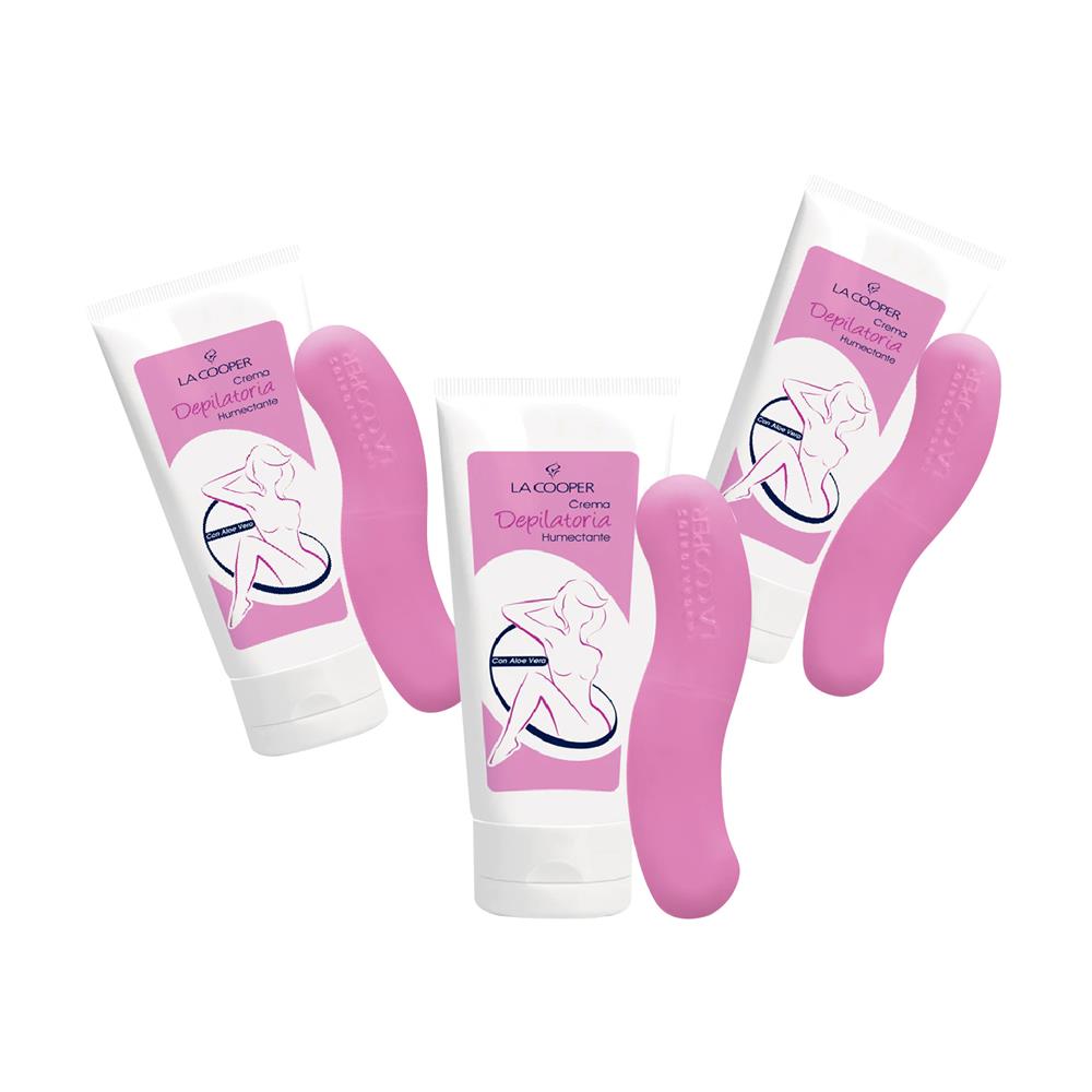 Depiladora Corporal con Áloe Vera La Cooper 100 Gramos 3 Unidades