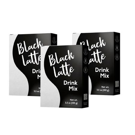 Black Latte Bebida para Adelgazar 100 Gramos 3 Unidades