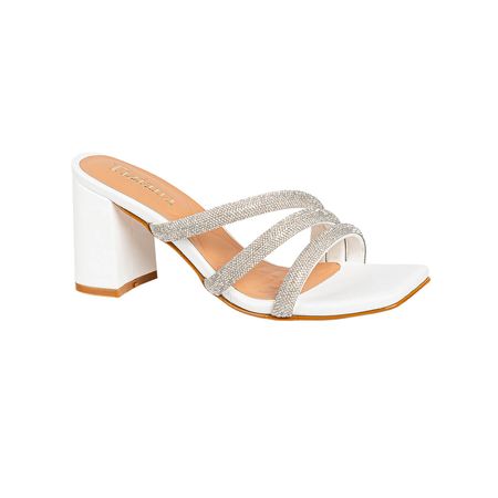 Sandalias Tiziana TRES-TIRAS Blanco Talla 35