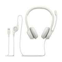 Audifono C/Microf. Logitech H390 Usb Noise Cancelling White