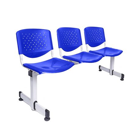 Banqueta de espera Marca Sillary SIL-BANC3 Azul