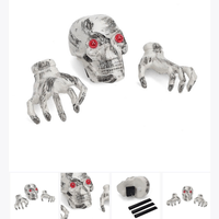 Cráneo con Manitos para Decoración