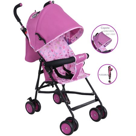 Coche Bastón Ebaby Fresh Style EB2011-1 Morado