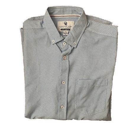 Camisa Manga Corta 4Way Stretch Celeste Talla M