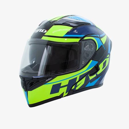 Casco Hro 3400 Dv Zilet Negro Amarillo L