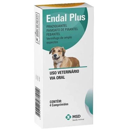 Antiparasitario para Perros Endal Plus x 4 Comprimidos