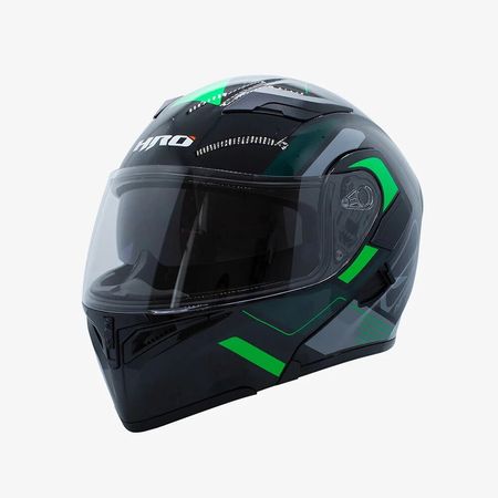 Casco Hro 3400 Dv Ark Negro Verde L