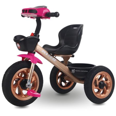Triciclo Chavito King Power Kids Velocity Con Usb y Bluetooth Rosado