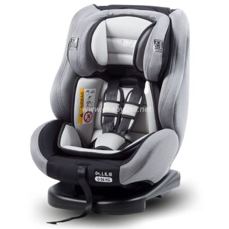 Silla de Auto Giratorio Ebaby Vero 360 Gris Claro