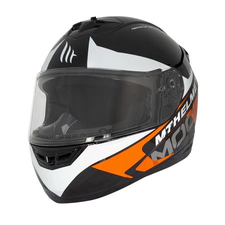 Casco Mt Helmets Alamo Evo Moon Naranja Brill L