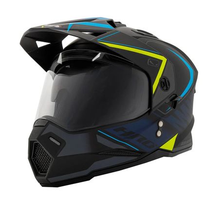 Casco Hro Hro-Mx330Dv Zurko Negro Azul Xl