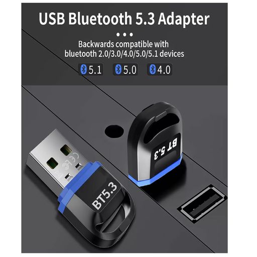 Adaptador Para PC Dongle Usb Bluetooth 5.3