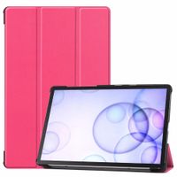 Funda Bookcover + Mica de Vidrio para Tablet Lenovo M9 Fucsia