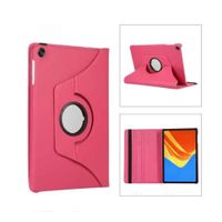 Funda Giratoria + Mica de Vidrio para Tablet Huawei Matepad SE 10.4"" AGS5-L09/W09 Fucsia