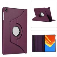 Funda Giratoria + Mica de Vidrio para Tablet Huawei Matepad SE 10.4"" AGS5-L09/W09 Morado