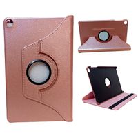 Funda Giratoria + Mica de Vidrio para Tablet Huawei Matepad SE 10.4"" AGS5-L09/W09 Rosa Gold