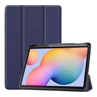 Funda Smart Cover con Porta Lapiz + Mica de Vidrio S6 Lite 10,4"" SM-P610 Azul