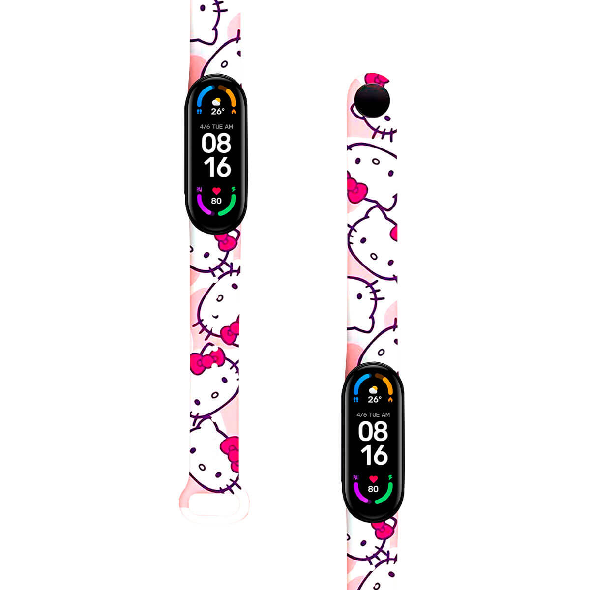 Correa Compatible Con Xiaomi Mi Band 5 y 6 Hello Kitty 2