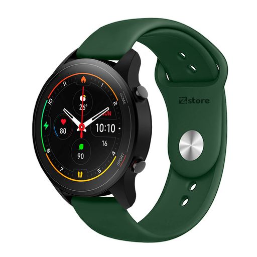 Correa Compatible Con Xiaomi Mi Watch Color Verde Militar Broche 22mm