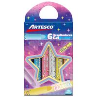 Resaltador de Seda ARTESCO Paquete 6un