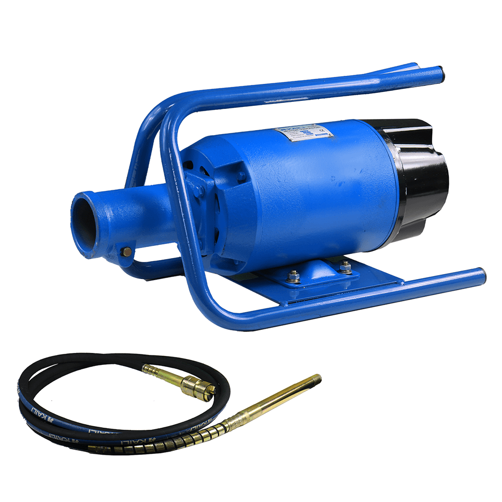 Vibrador Eléctrico 2Hp + Manguera 6.6 Metros Kaili KL089