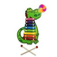 Juguete Musical Xilófono De Madera De Dinosaurio Para Niños