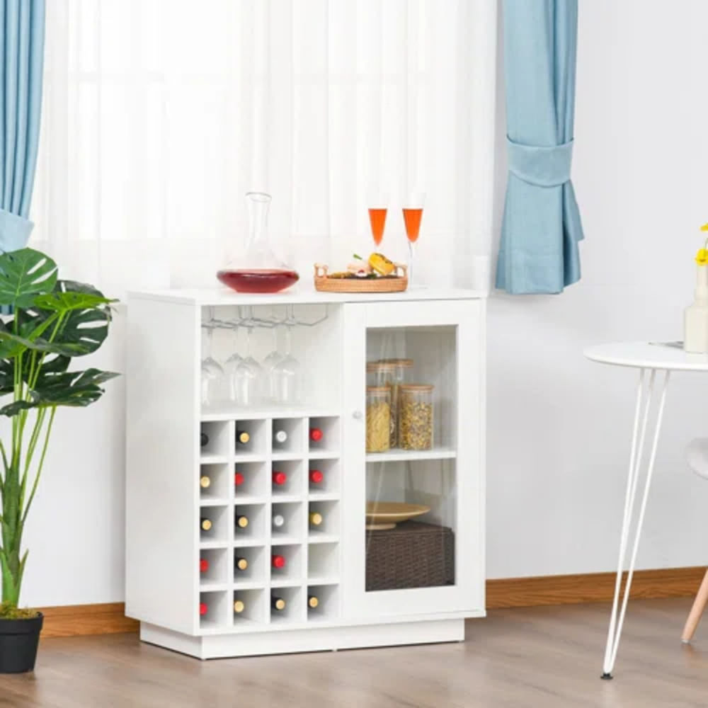 Mini Bar Moderno Magno Blanco R&R MUEBLES