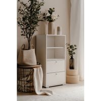 Estante Moderno Silfie Blanco R&R MUEBLES