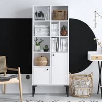 Estante Moderno Zenith Blanco R&R MUEBLES