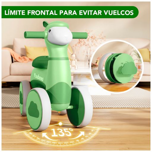 Caminador Andador Correpasillos Multifuncional Bebe - Verde GENERICO