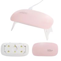 Lámpara Mini Secadora Uñas 6W Luz LED Secador