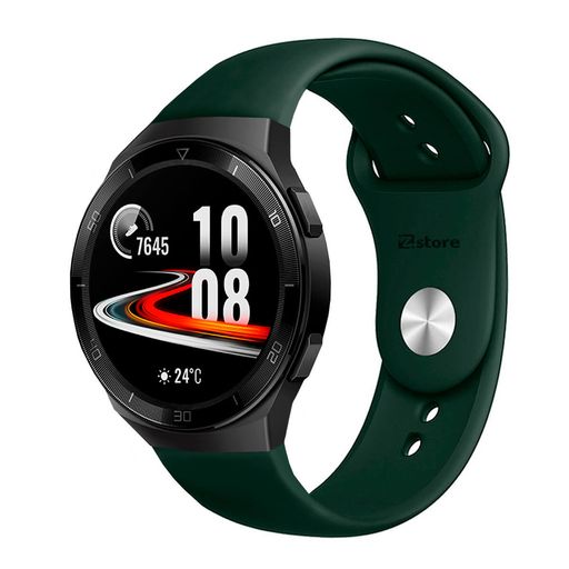 GENERICO Correa de silicona Para Samsung Huawei Amazfit Xiaomi 22mm NEGRA