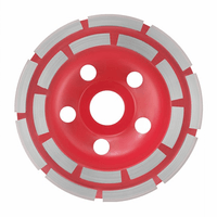 Copa Diamantada Doble Segmento 4.5"" Rojo Kamasa KM514