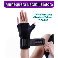 Muñequera Estabilizadora 2 férulas Talla XL Lado Izquierda