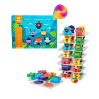 Juego Jenga Educativo Para Niños De Animales