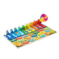 Juego Montessori De Madera Con Temática De Dinosaurio Para Niños