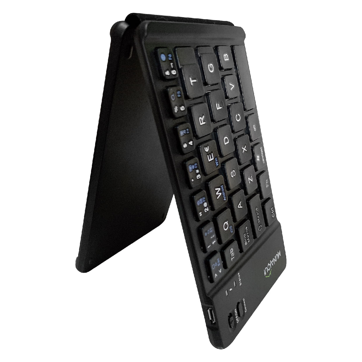 Teclado Bluetooth Plegable Munaiqui Color Negro para Dispositivos