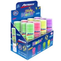Goma en Barra ARTESCO Sticky Neón 21g (Modelos Aleatorios)