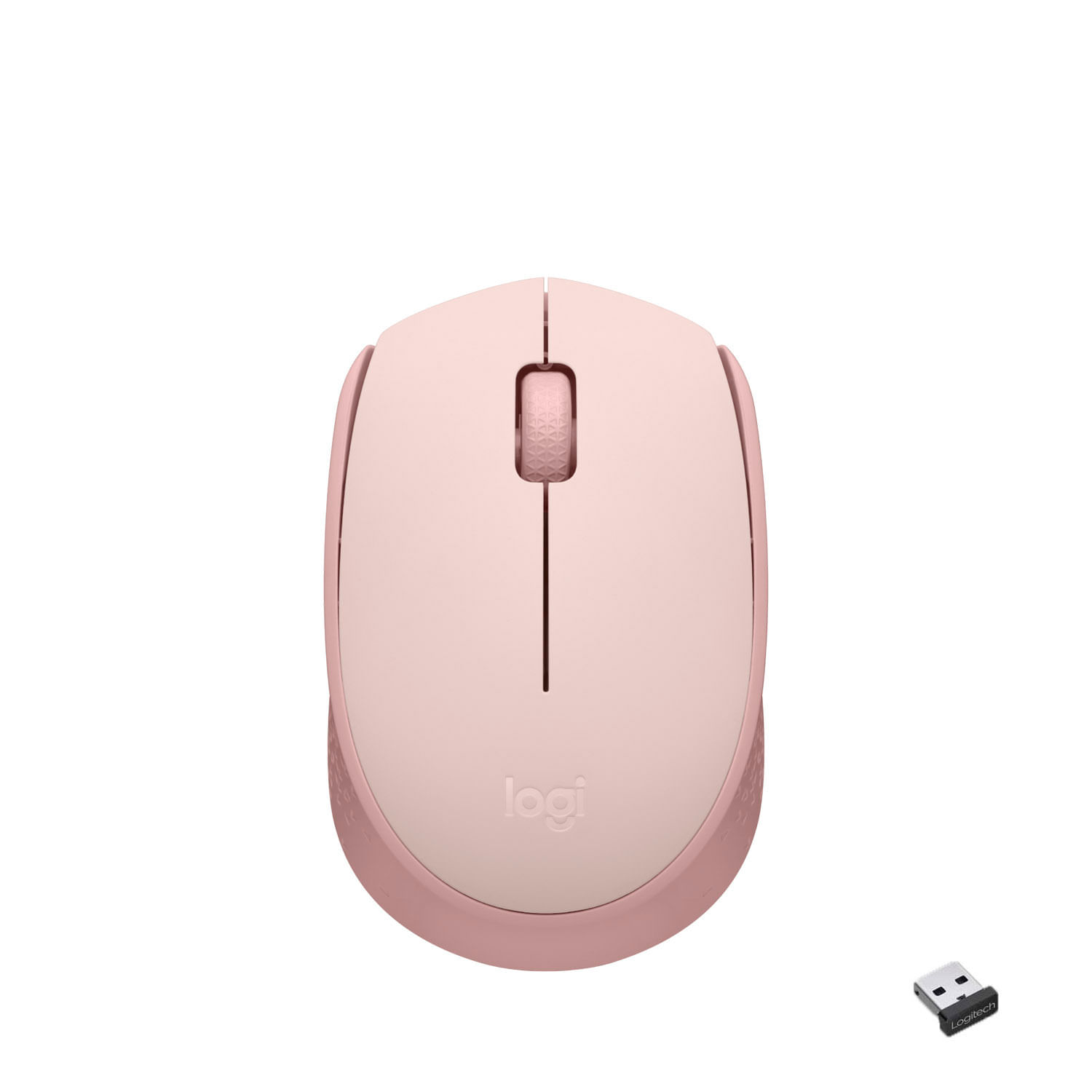 Mouse Logitech Inalambrico M170 Rosado