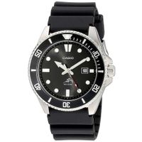Reloj Casio Duro Marlin MDV-106-1AV Para Hombre Acuático 200m Correa De Resina Negro