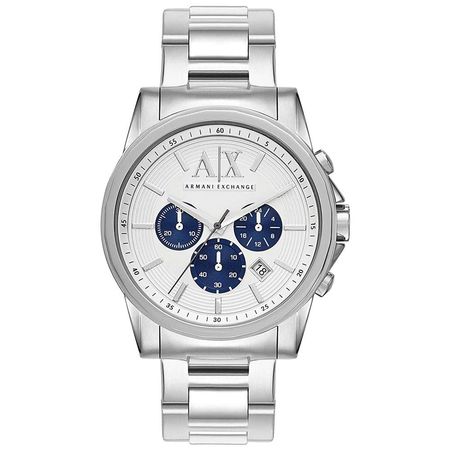 Reloj Armani Exchange Outerbanks AX2500 para Hombre Acero Inoxidable  Plateado Blanco | plazaVea - Supermercado