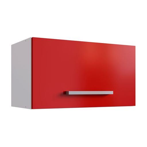 Mueble de Cocina Modular Orange para Microondas 140cm Rojo/Blanco