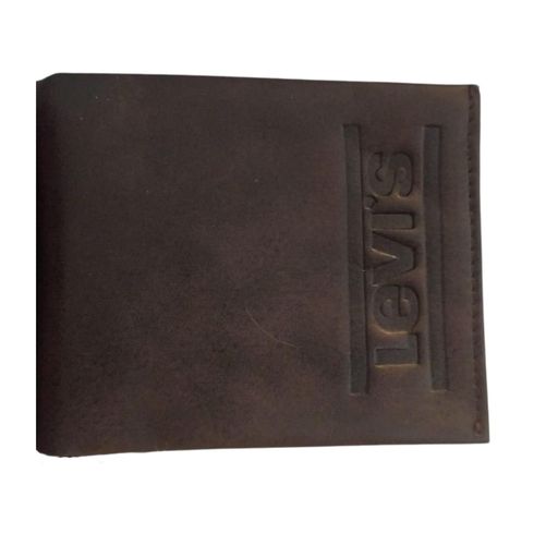 Billetera Bifold Levis Para Hombre Marron Oscuro plazaVea