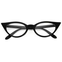 Montura de Lentes De Cat Eye Small - Negro