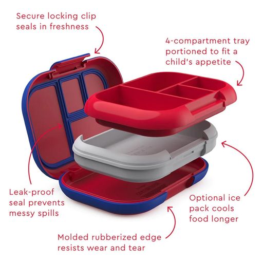 Lonchera Bentgo Fresh Lunch Box Adultos - Rojo