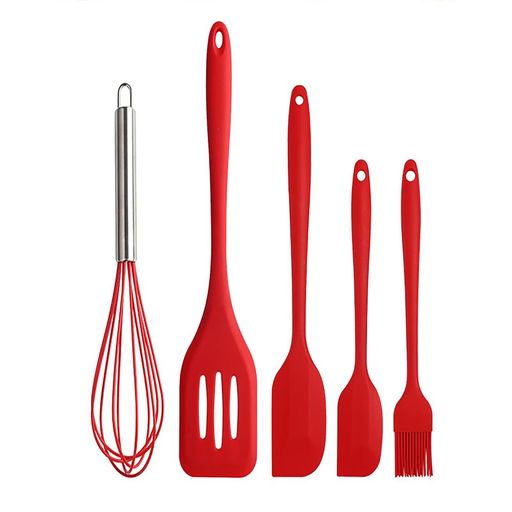 Set Utensilios Cocina Silicona Antiadherente Multifuncional GENERICO