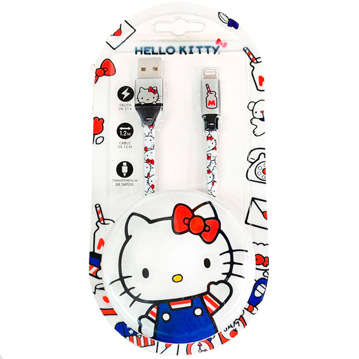 Cable para Datos para dispositivos móviles tipo Lightning