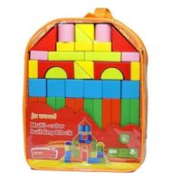 Mochila de Bloques de Construcción Coloridos